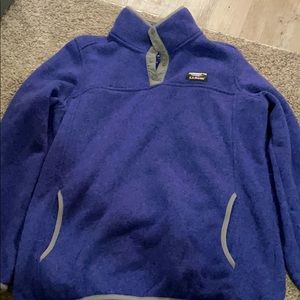 blue pullover